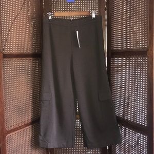 New Joan Vass Crop Cargo Pant
